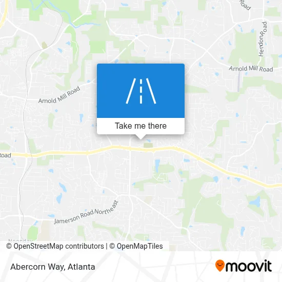 Abercorn Way map