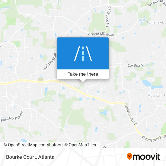 Bourke Court map