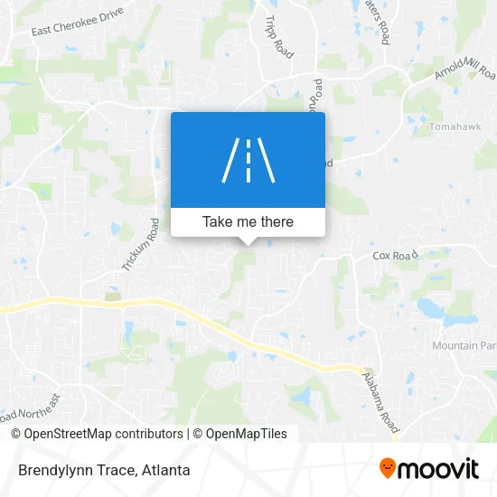 Brendylynn Trace map