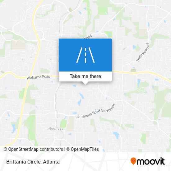 Mapa de Brittania Circle