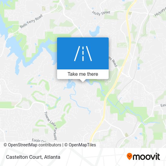 Mapa de Castelton Court