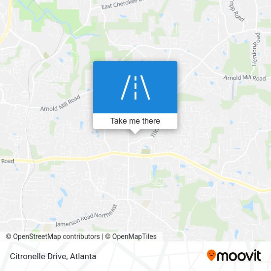 Mapa de Citronelle Drive