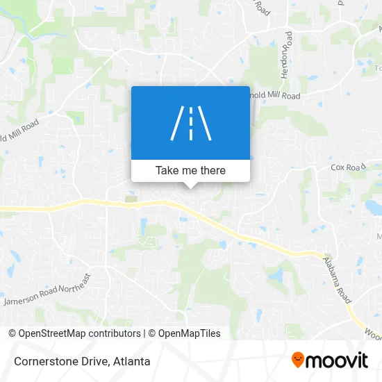 Cornerstone Drive map