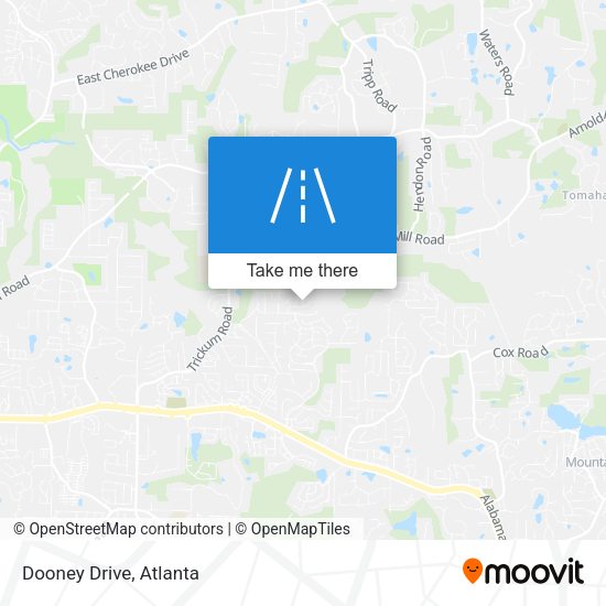 Dooney Drive map