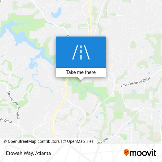 Etowah Way map