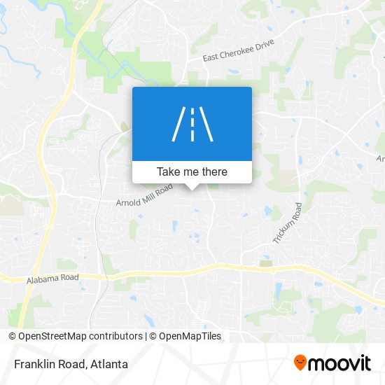 Franklin Road map