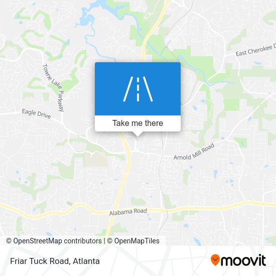 Mapa de Friar Tuck Road