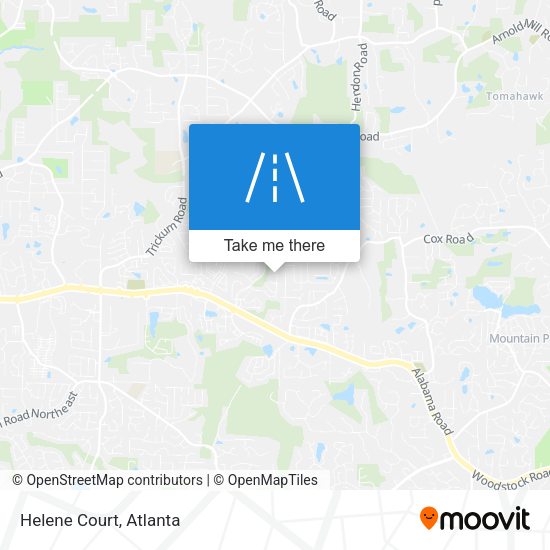 Mapa de Helene Court