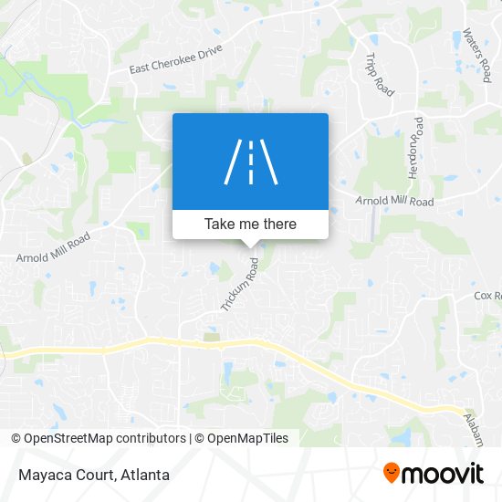 Mayaca Court map