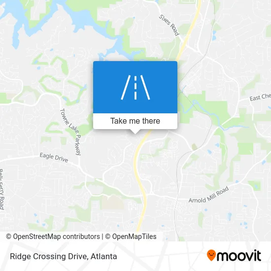 Ridge Crossing Drive map