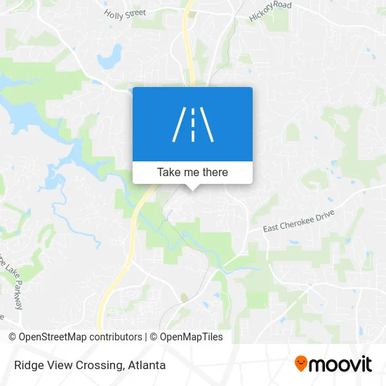Ridge View Crossing map