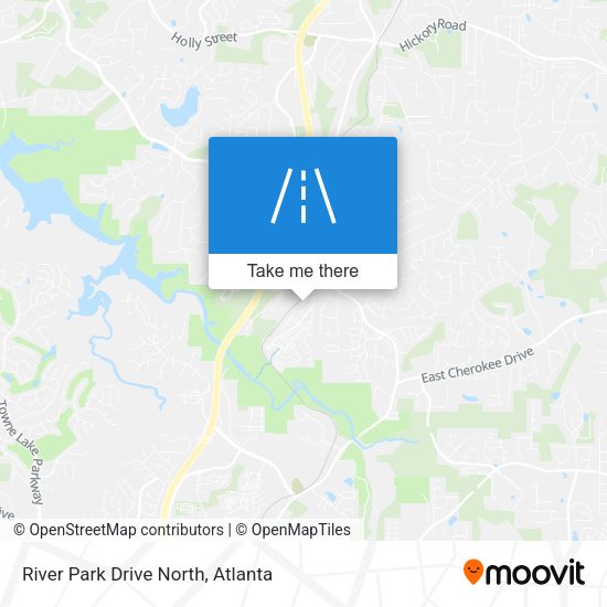 River Park Drive North map