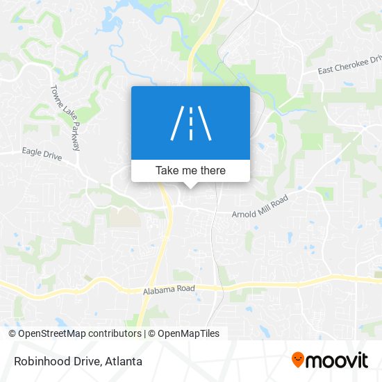 Robinhood Drive map