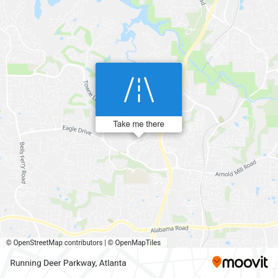 Running Deer Parkway map