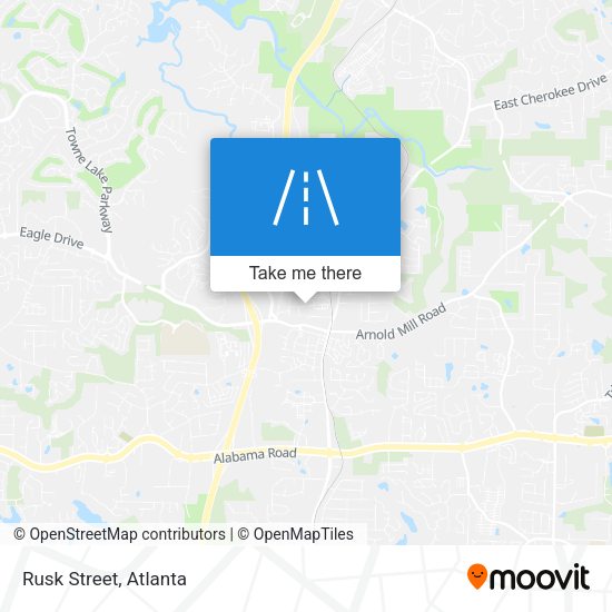 Mapa de Rusk Street