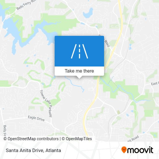 Mapa de Santa Anita Drive