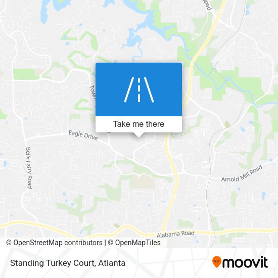 Standing Turkey Court map