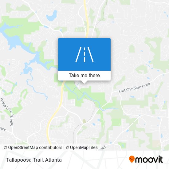 Mapa de Tallapoosa Trail