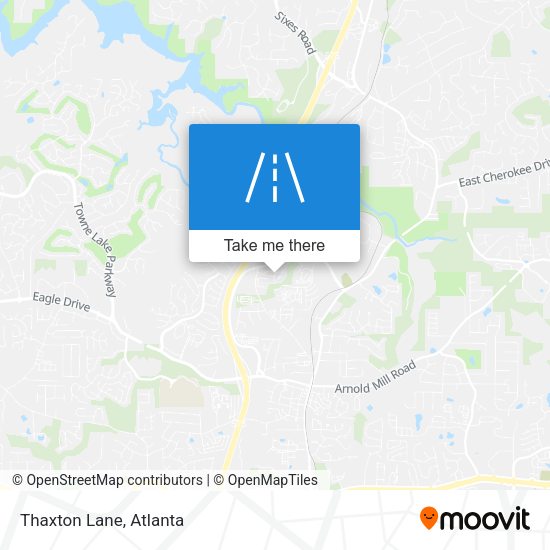 Mapa de Thaxton Lane