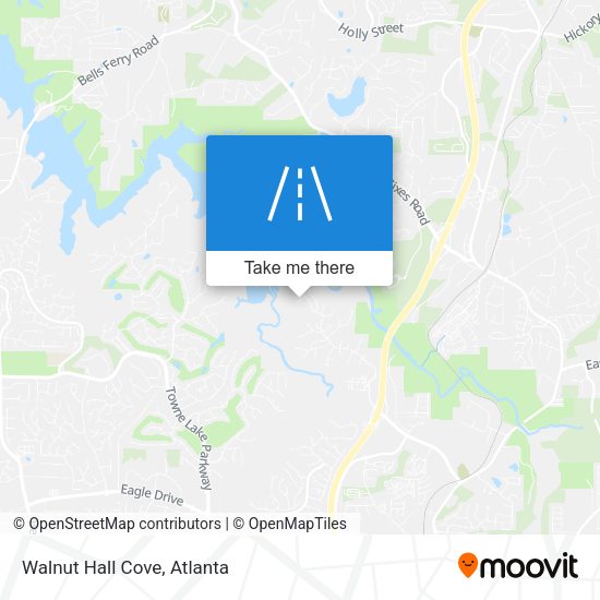 Mapa de Walnut Hall Cove