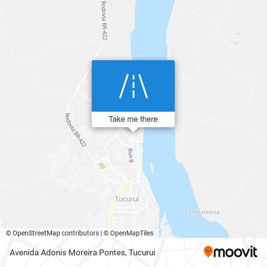 Mapa Avenida Adonis Moreira Pontes