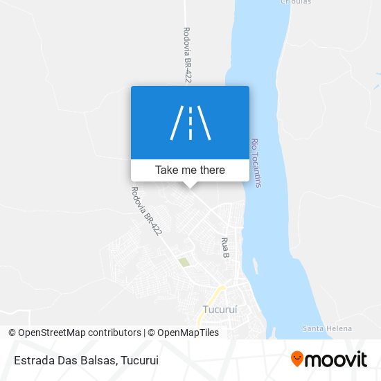 Mapa Estrada Das Balsas