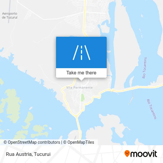 Rua Austria map