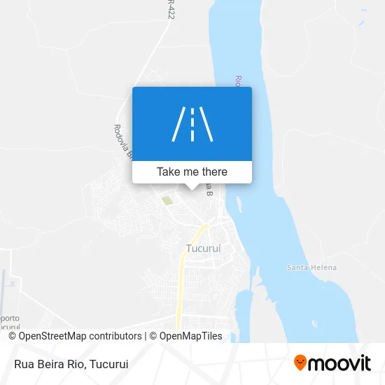 Rua Beira Rio map