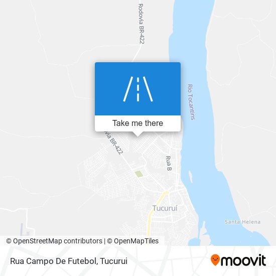 Mapa Rua Campo De Futebol