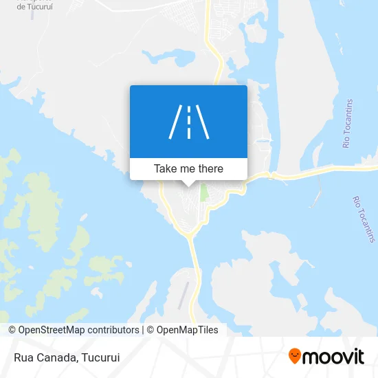 Rua Canada map