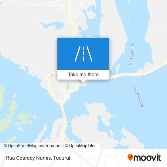 Rua Coaracy Nunes map