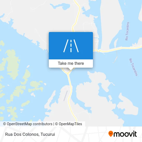 Rua Dos Colonos map