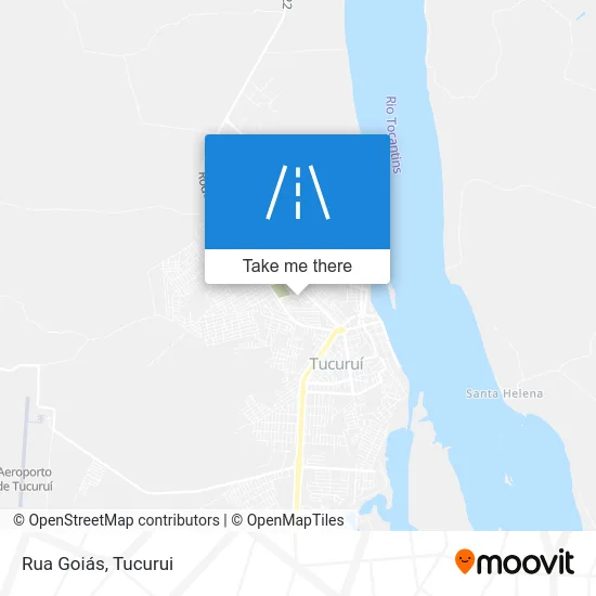 Rua Goiás map