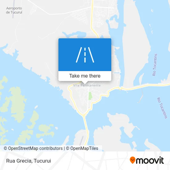 Rua Grecia map