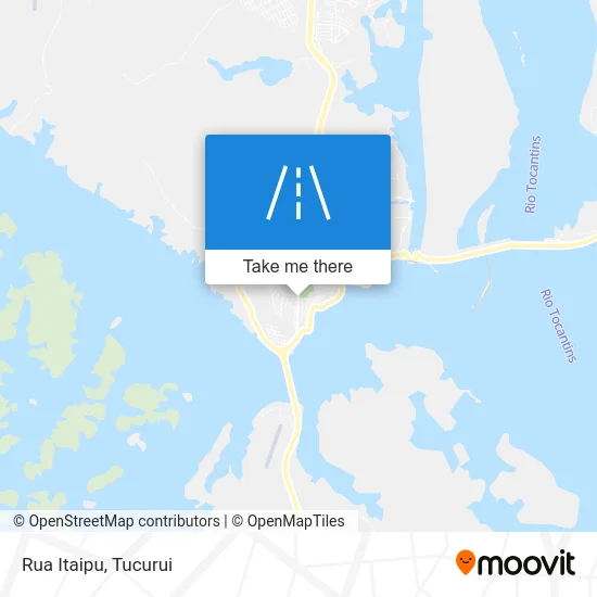 Rua Itaipu map
