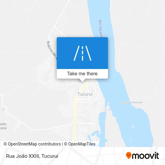 Rua João XXIII map