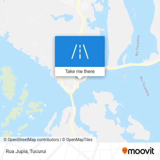 Rua Jupia map