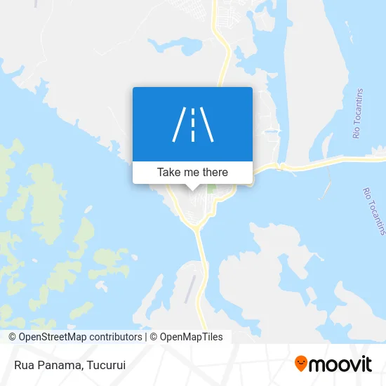 Rua Panama map