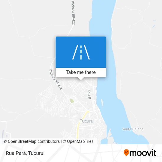 Rua Pará map