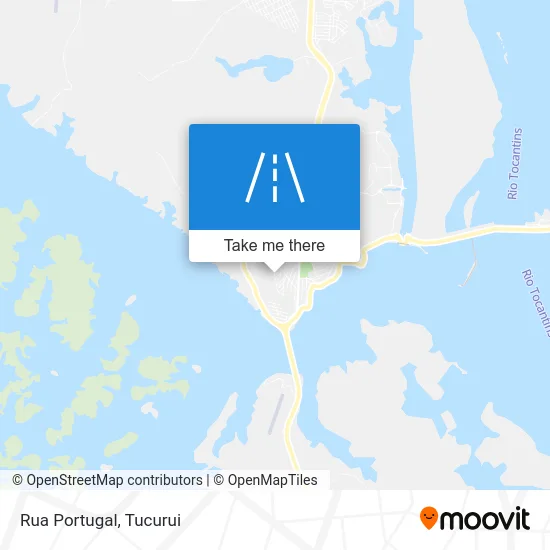 Rua Portugal map