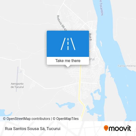 Rua Santos Sousa Sá map