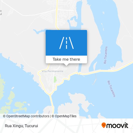 Mapa Rua Xingu