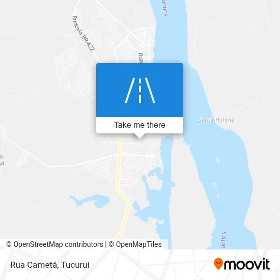 Rua Cametá map