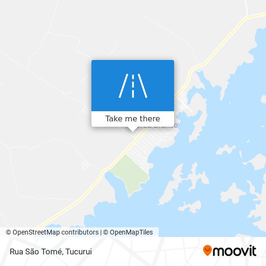 Mapa Rua São Tomé