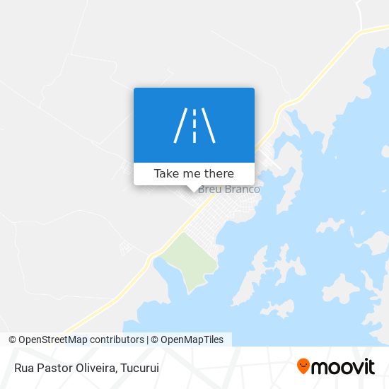 Mapa Rua Pastor Oliveira