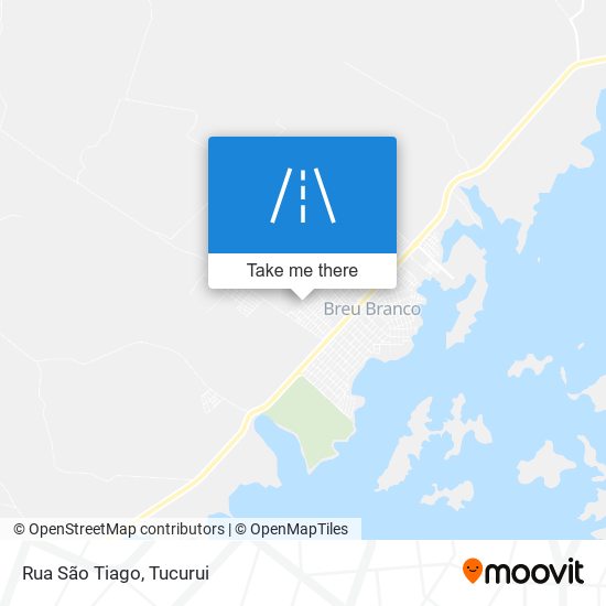 Mapa Rua São Tiago