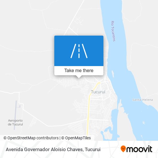 Mapa Avenida Governador Aloísio Chaves