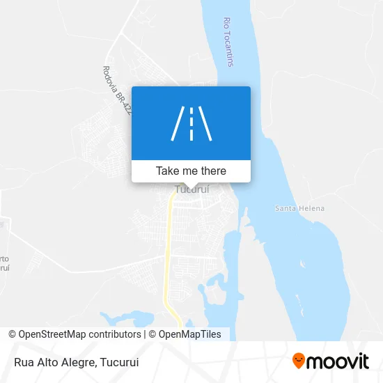 Rua Alto Alegre map
