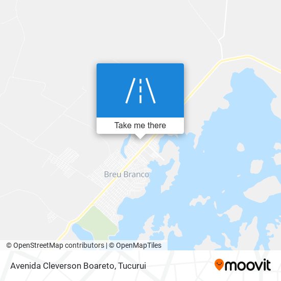 Mapa Avenida Cleverson Boareto