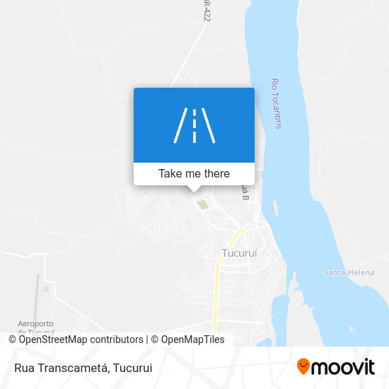 Rua Transcametá map